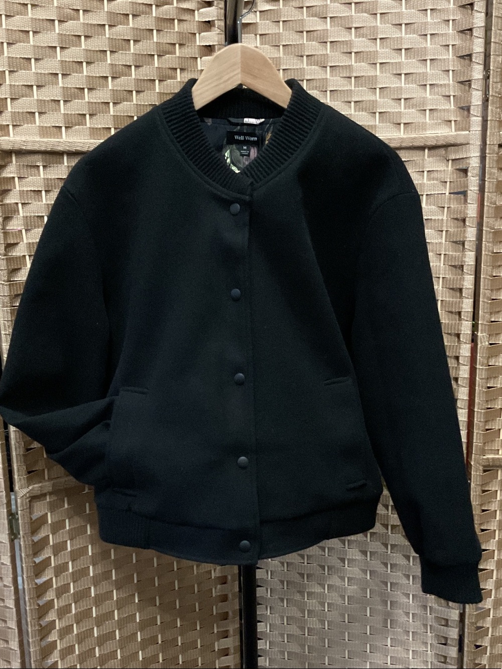Well Worn Black Women's Bomber Jacket